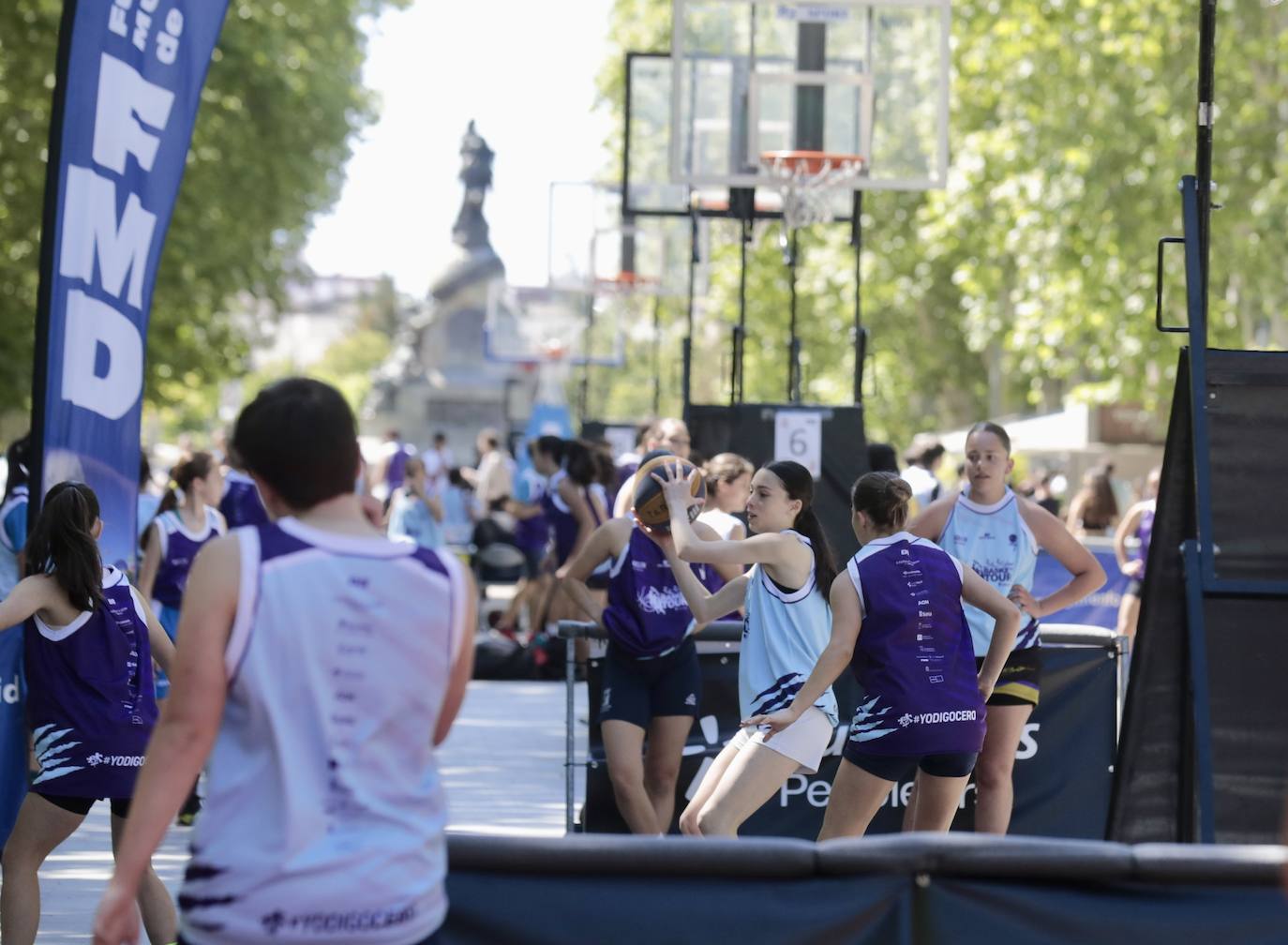 Los torneos de 3x3 en Acera Recoletos en imágenes