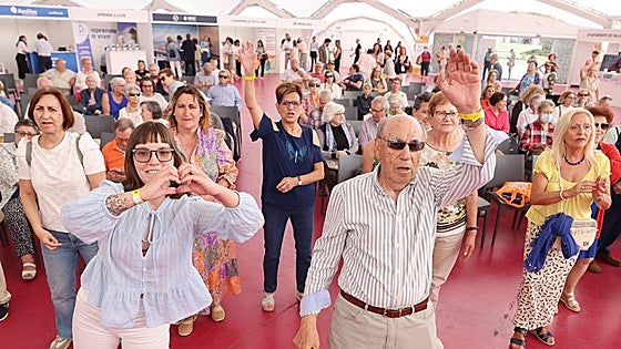 Nieves Herrero y Alfonso Pahíno llenan 60+Activos