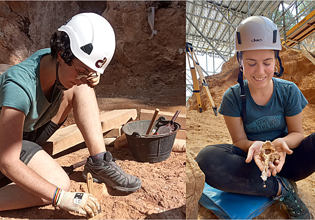 Irene Romo y Amanda Gutiérrez.
