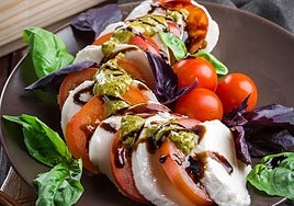 Calabacín caprese