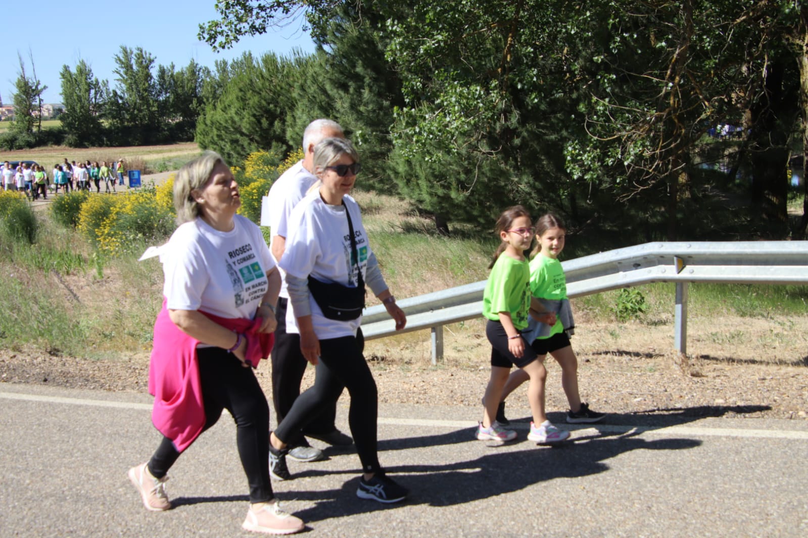 La octava marcha contra el cáncer de Rioseco, en imágenes