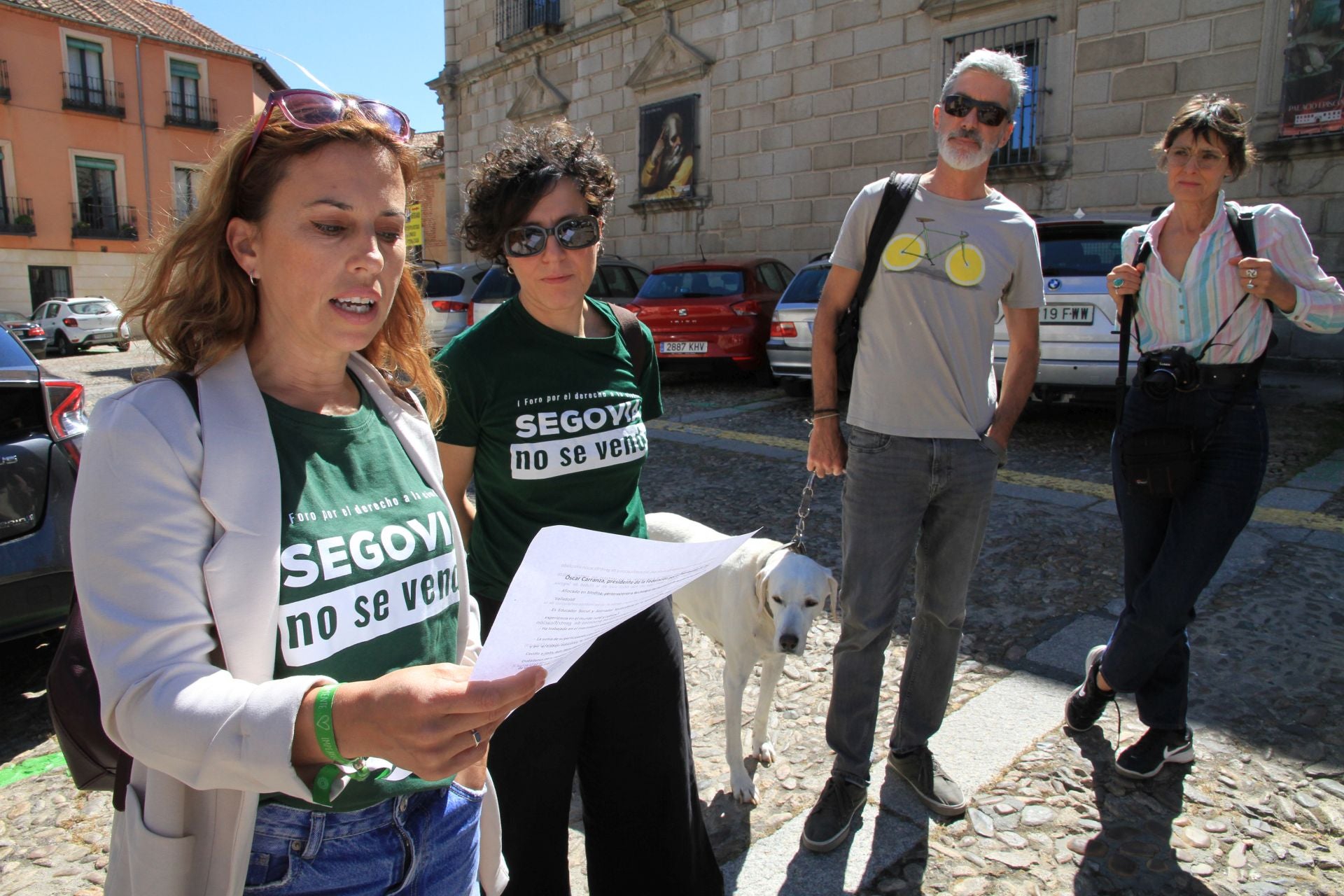 Fotografías del paseo para explicar la gentrificación de Segovia