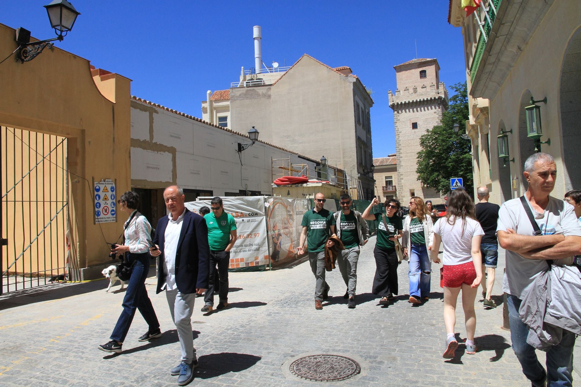 Fotografías del paseo para explicar la gentrificación de Segovia