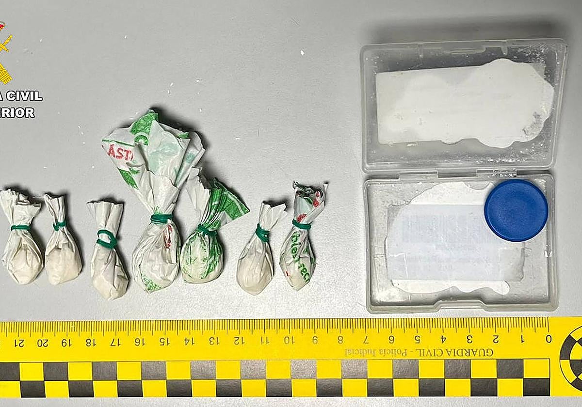 Droga incautada.