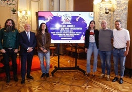 Presentación del festival Cosquín Rock, este martes en el Ayuntamiento de Valladolid.