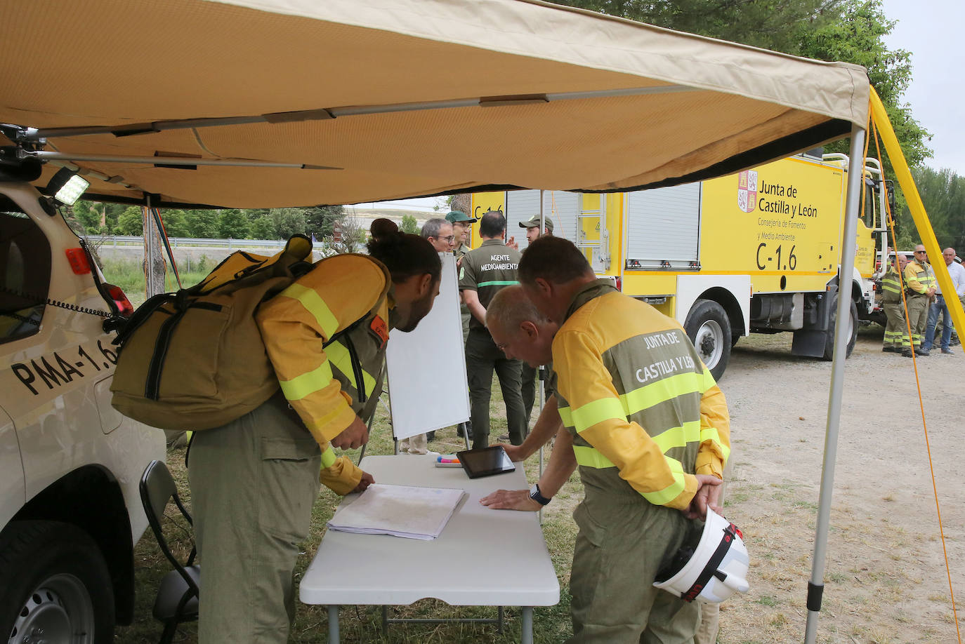 Presentación del dispostivo contra incendios forestales