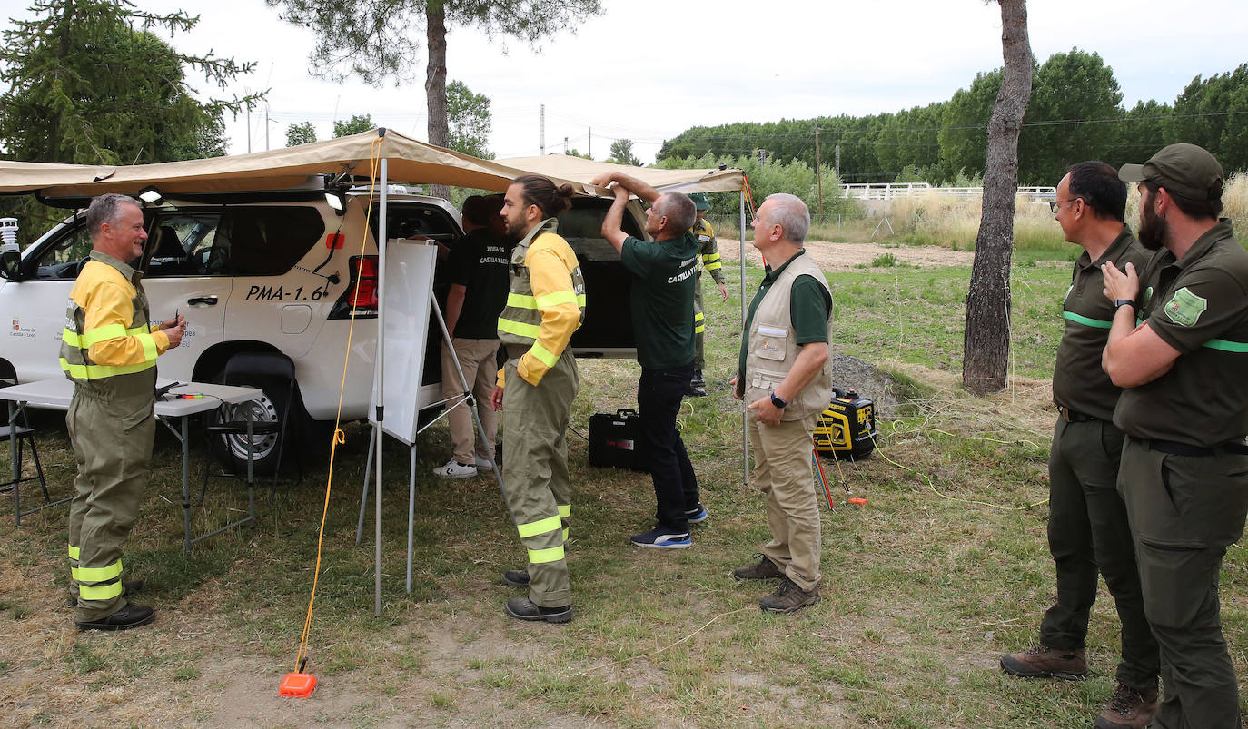 Presentación del dispostivo contra incendios forestales