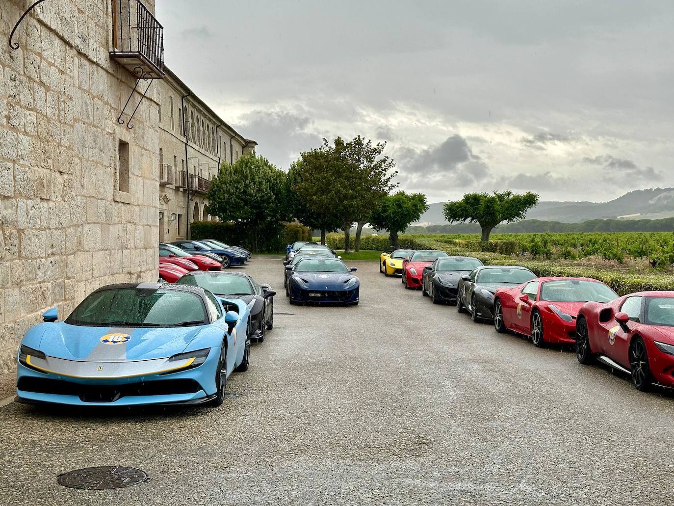 Los Ferrari invaden Abadía de Retuerta