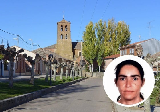 Localidad de Villada, donde desapareció la mujer de 49 años.