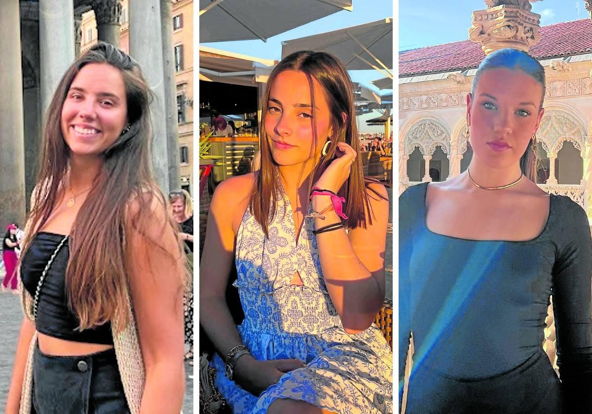 Alba Zurita Ángel, Claudia Santa Eufemia Aparicio y Gema Roldán Ruiz.
