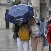 Valladolid vive el día más lluvioso del año con 36 litros por metro cuadrado