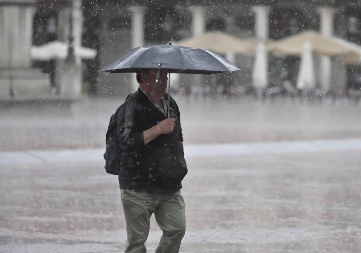 Las imágenes de la fuerte tormenta en Valladolid