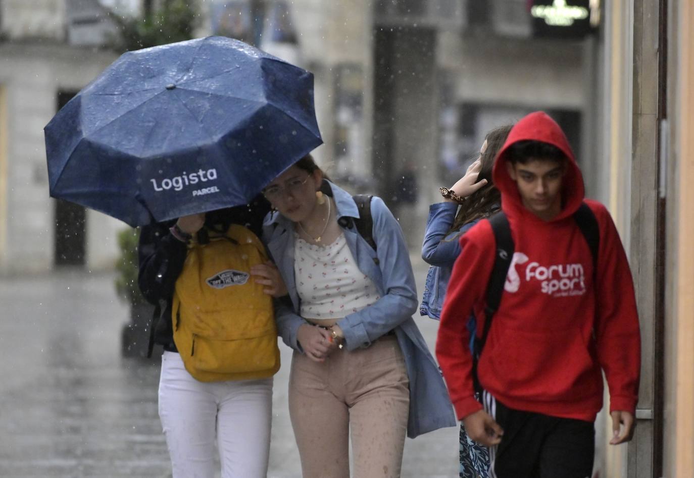 Las imágenes de la fuerte tormenta en Valladolid