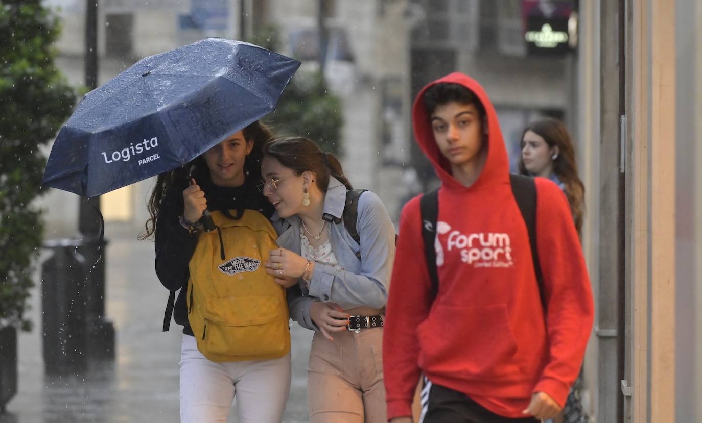 Las imágenes de la fuerte tormenta en Valladolid