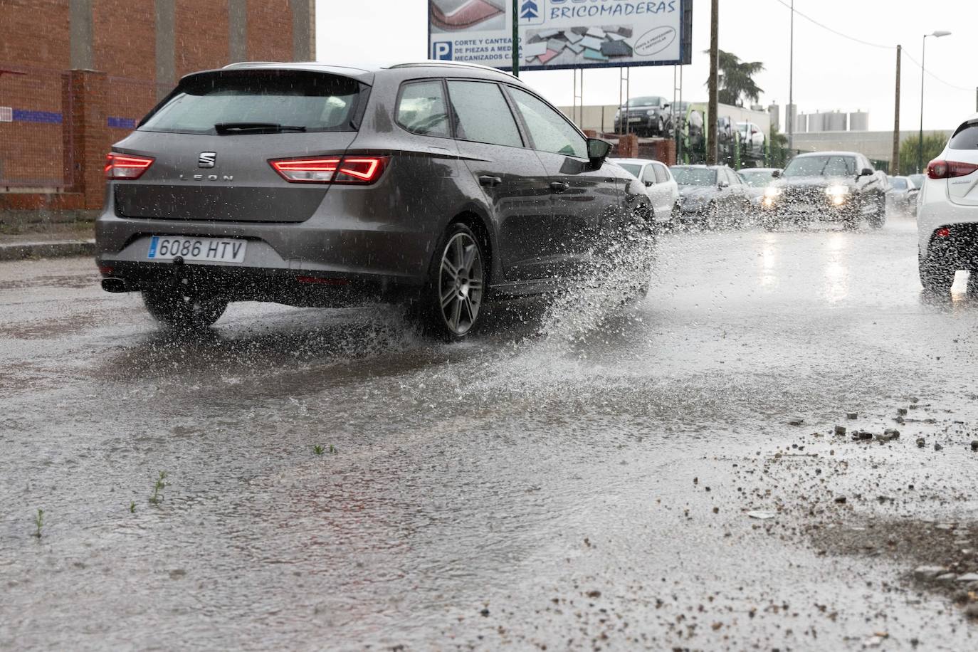 Las imágenes de la fuerte tormenta en Valladolid