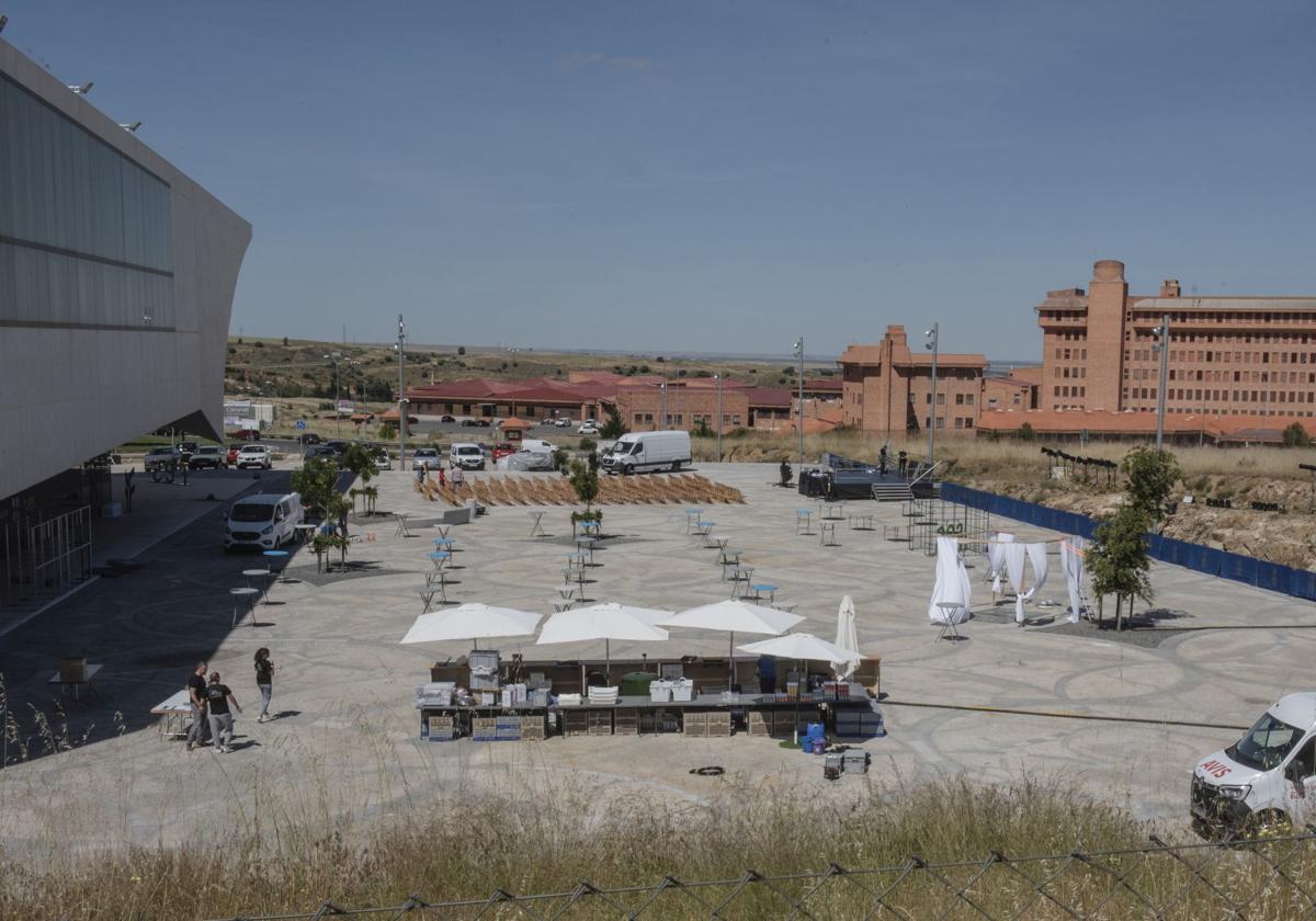 Lugar junto al CIDE donde tendrá lugar el concierto Locos por la Música.