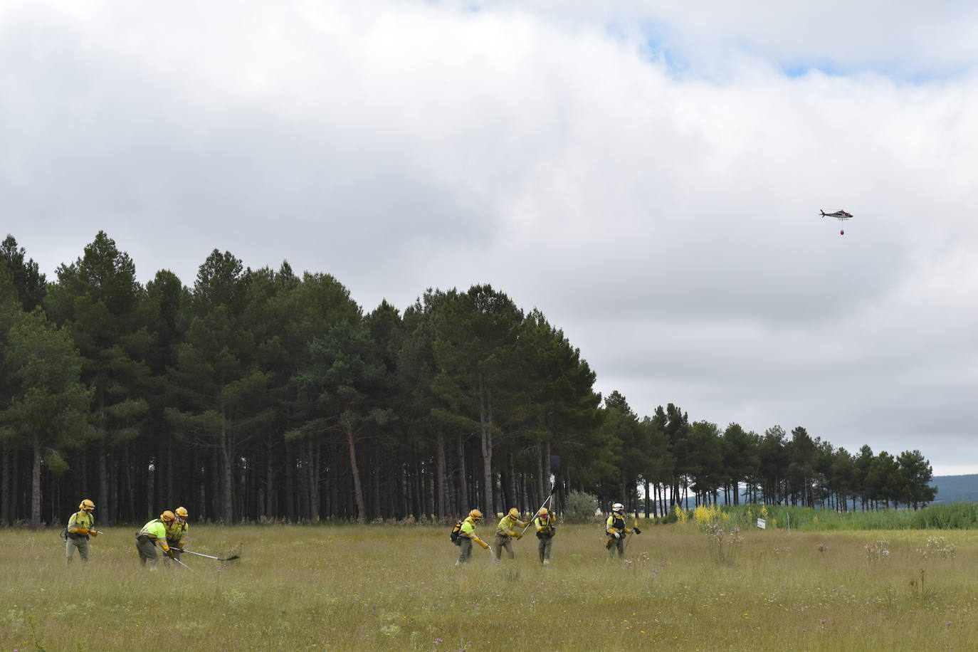 Así es el dispositivo contra incendios en la época de peligro alto