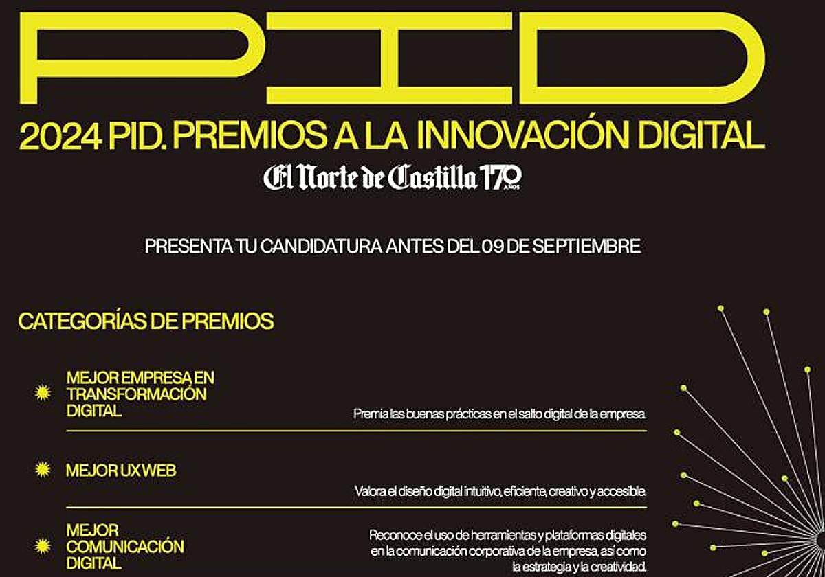 Cartel anunciador de los premios.