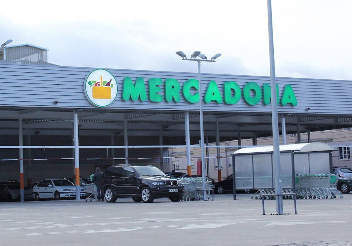 Supermercado de Mercadona en la Avenida de Madrid en el que robaron los acusados.