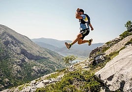 Participante el año pasado en la subida al Espigüete dentro de la Riaño Trail Run.