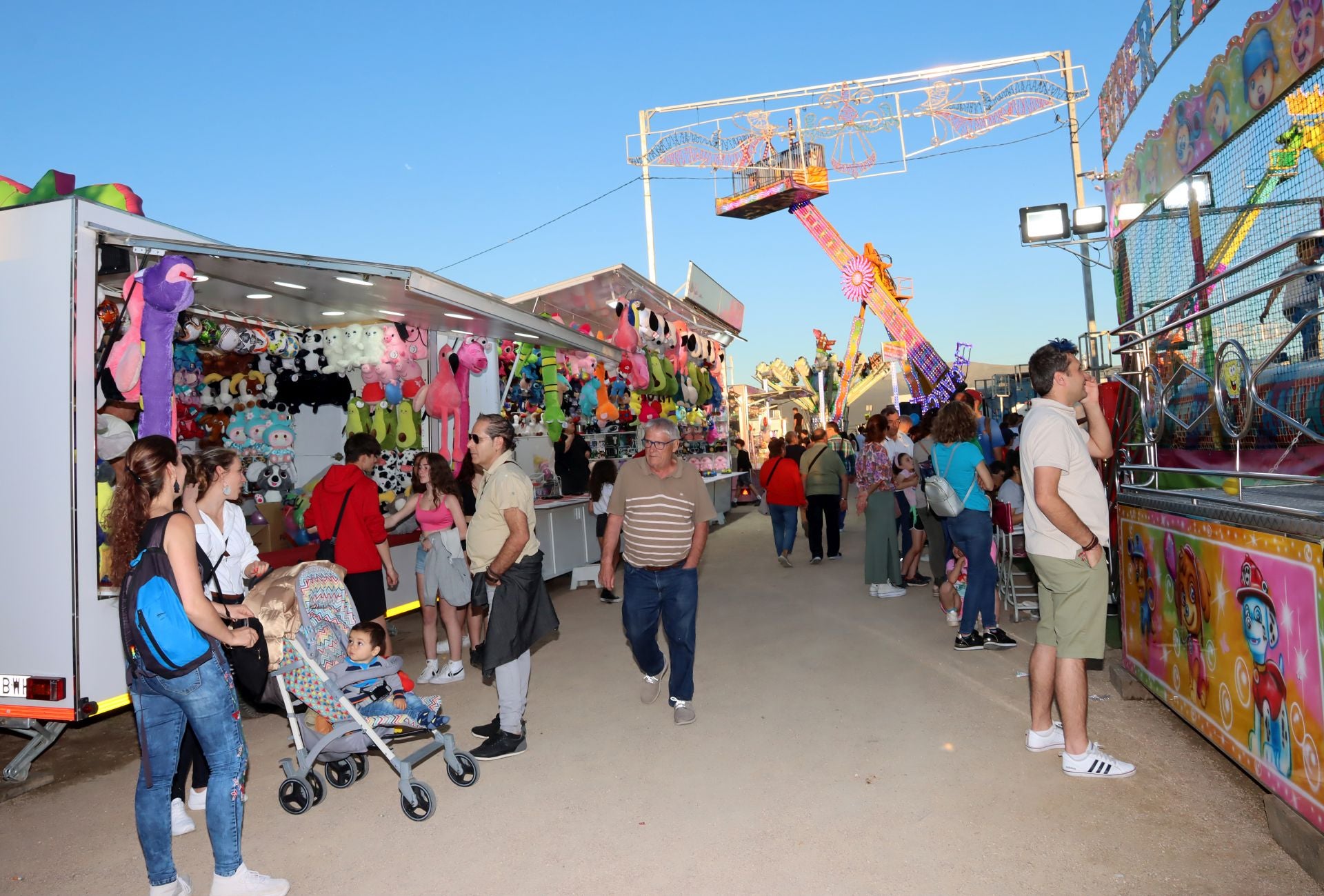 Fotografías del primer día de ferias en La Albuera