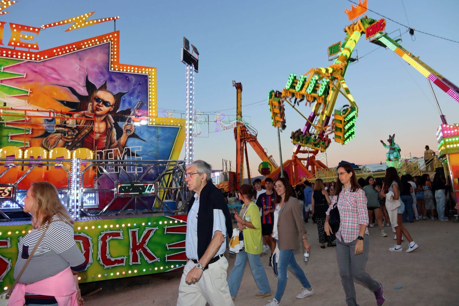 Fotografías del primer día de ferias en La Albuera