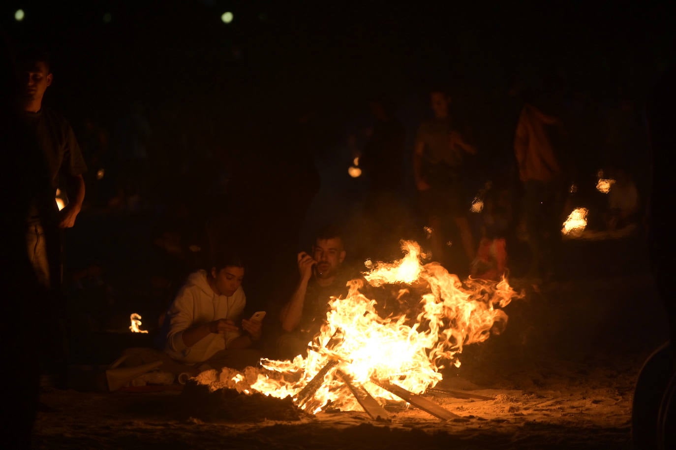 Las imágenes de la noche de San Juan en Valladolid