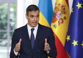 El presidente del gobierno español, Pedro Sánchez.