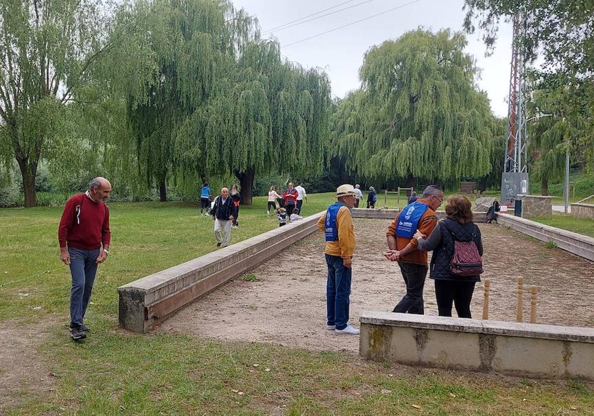 Participantes en el Parque del Plantío.