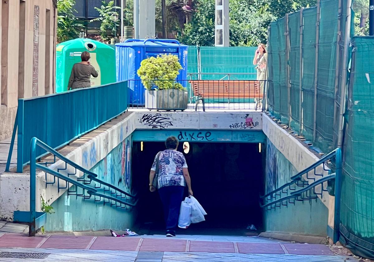 El paso peatonal de Labradores, abierto este lunes al mediodía.