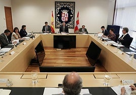 Reunión del Patronato de la Fundación Castilla y León, este martes.