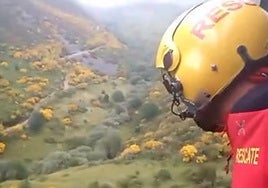 Patrullas y drones buscan a un septuagenario que se separó de su grupo en la montaña leonesa