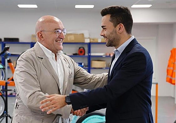Jesús Julio Carnero, alcalde de Valladolid, y Roberto Migallón, alcalde de Zaratán.