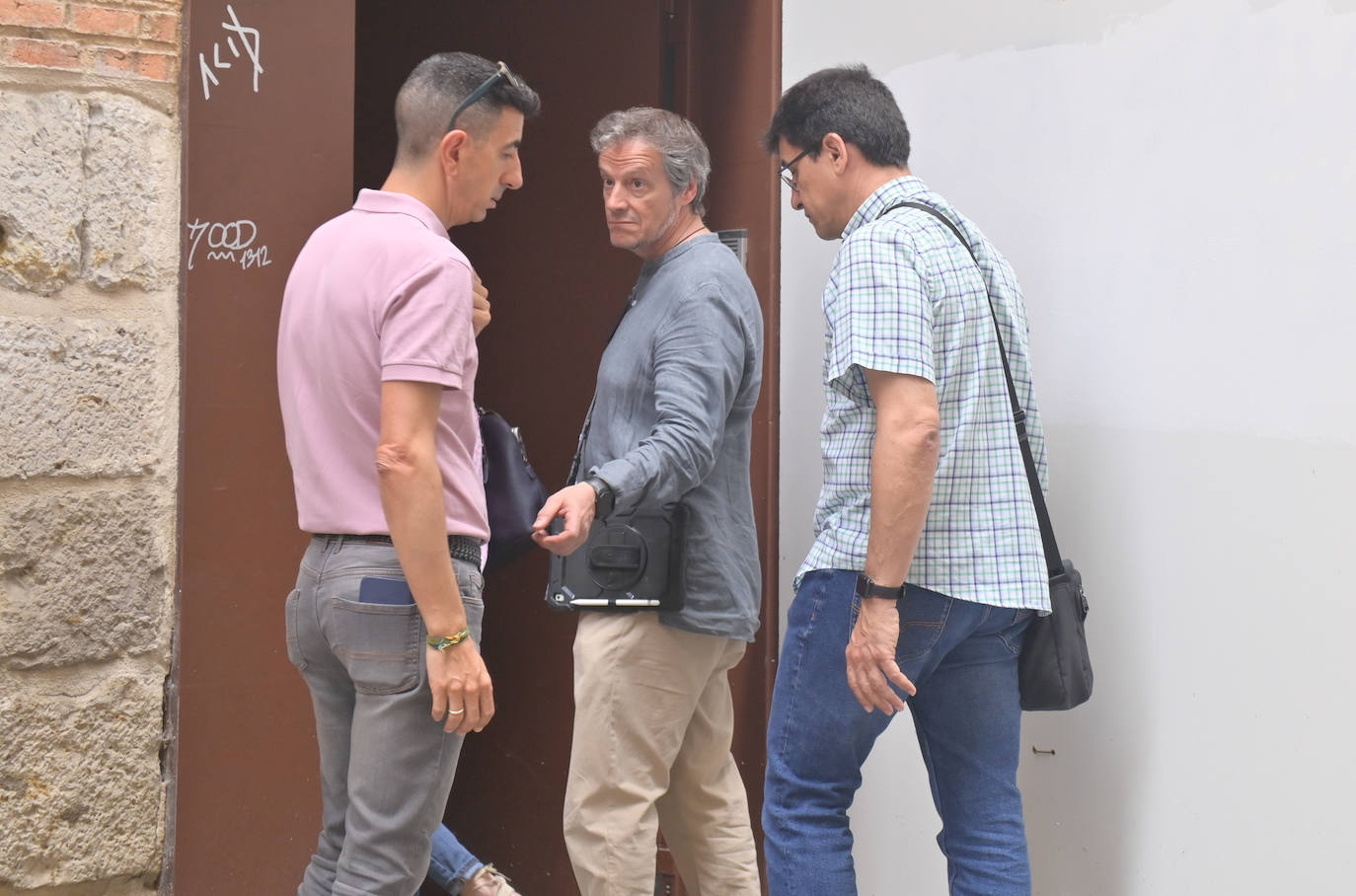 El día después del derrumbe de la cúpula de la iglesia de la Vera Cruz