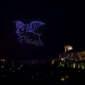 El espectáculo de drones de Segovia, en imágenes