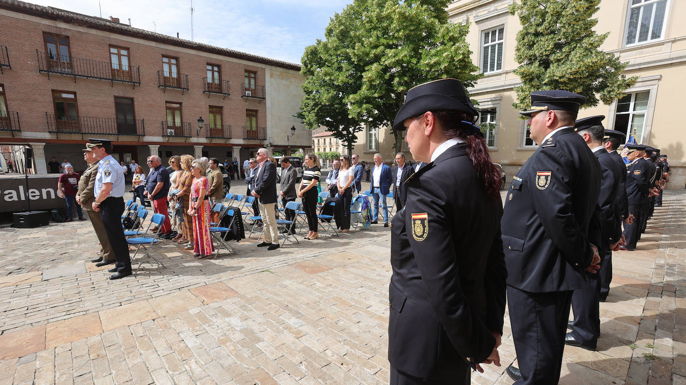 La Policía Nacional de Palencia homenajea a los agentes víctimas de terrorismo