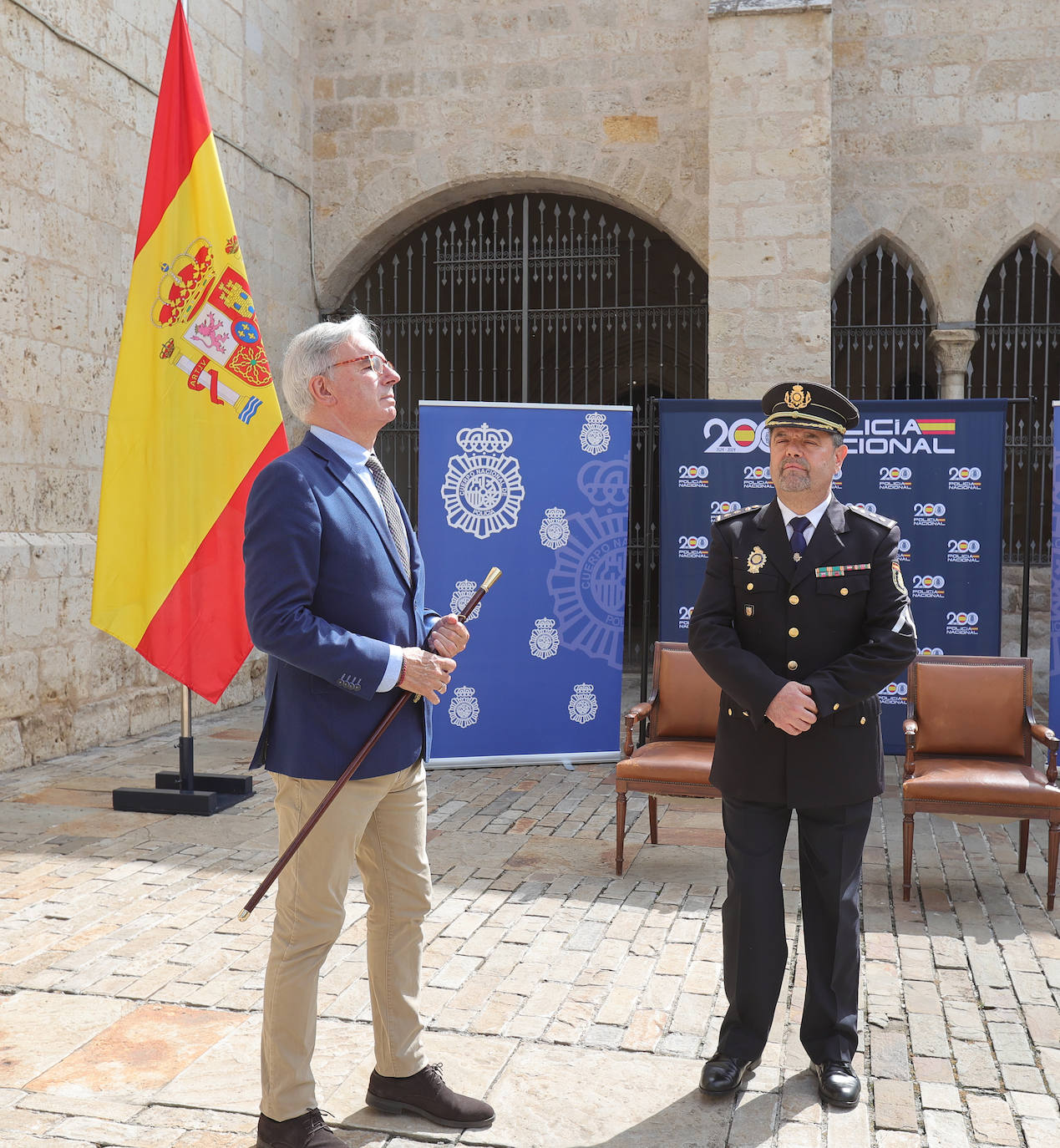 La Policía Nacional de Palencia homenajea a los agentes víctimas de terrorismo