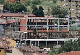 Estado del estado del futuro centro de Formación Profesional de San Lorenzo.