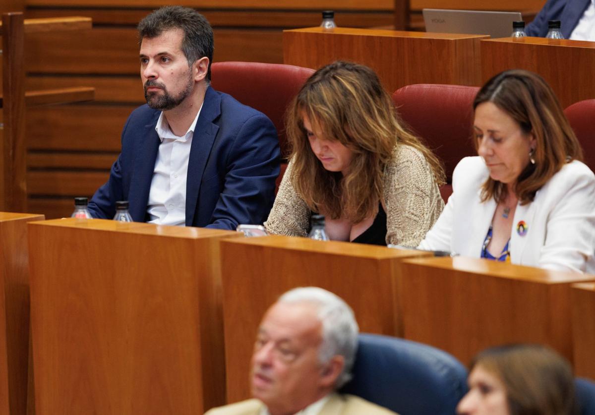 El secretario general del PSOE de Castilla y León, Luis Tudanca, el miércoles.