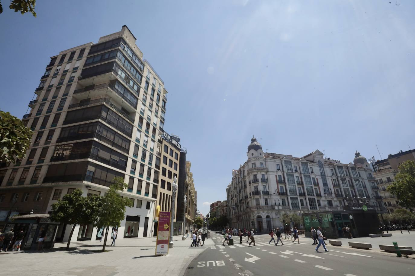 La calle de Miguel Íscar, la más burguesa de Valladolid