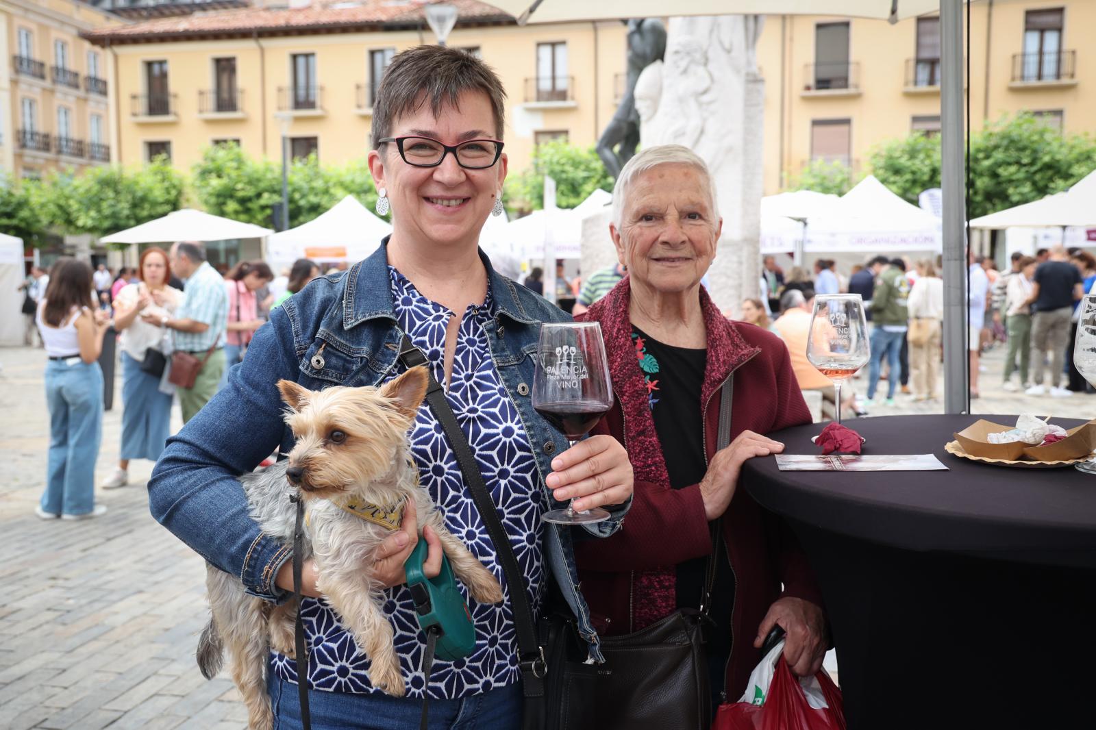 Asistentes a Palencia Plaza Mayor del Vino