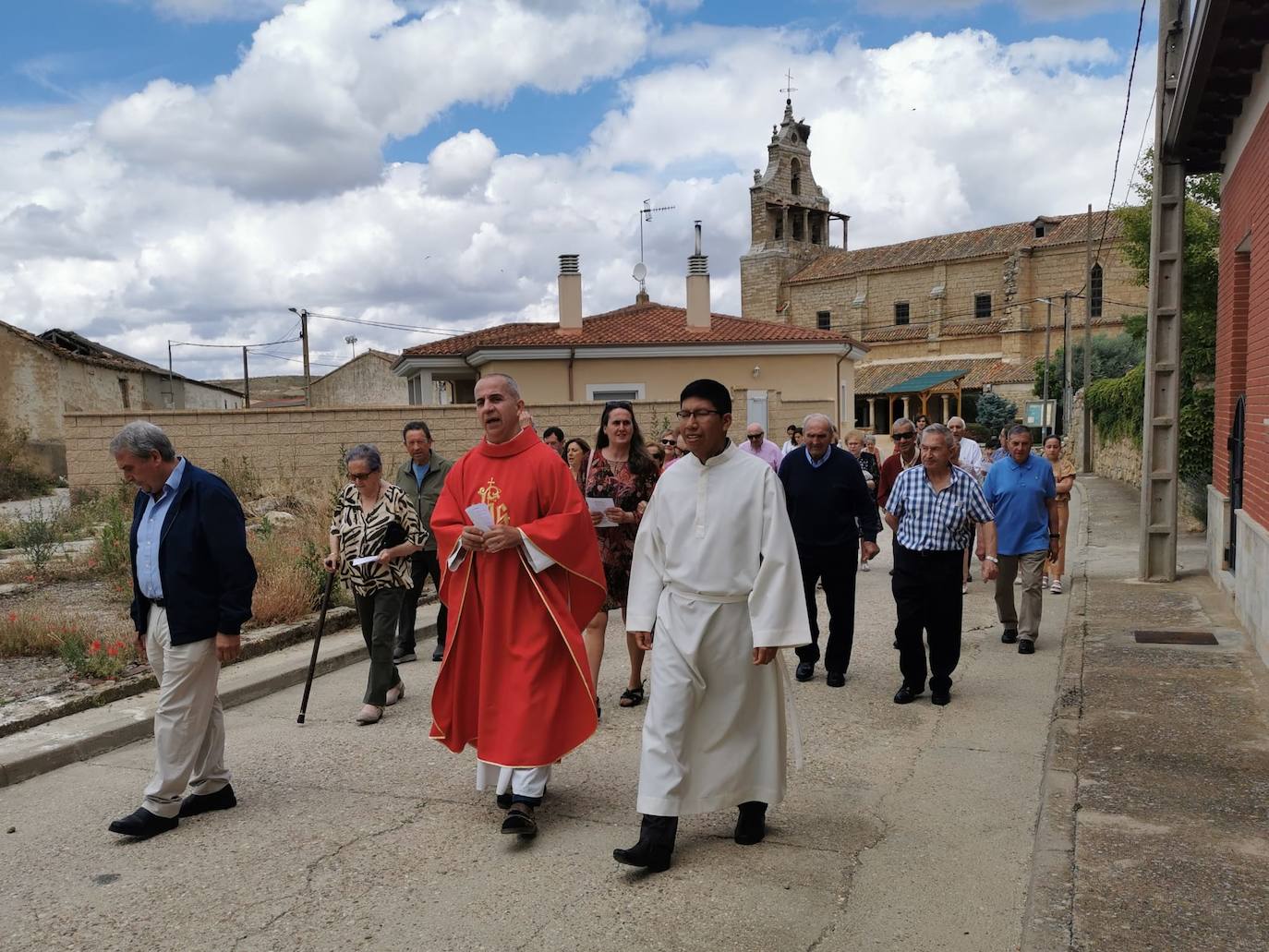 La procesión del beato Ponciano Nieto, en imágenes