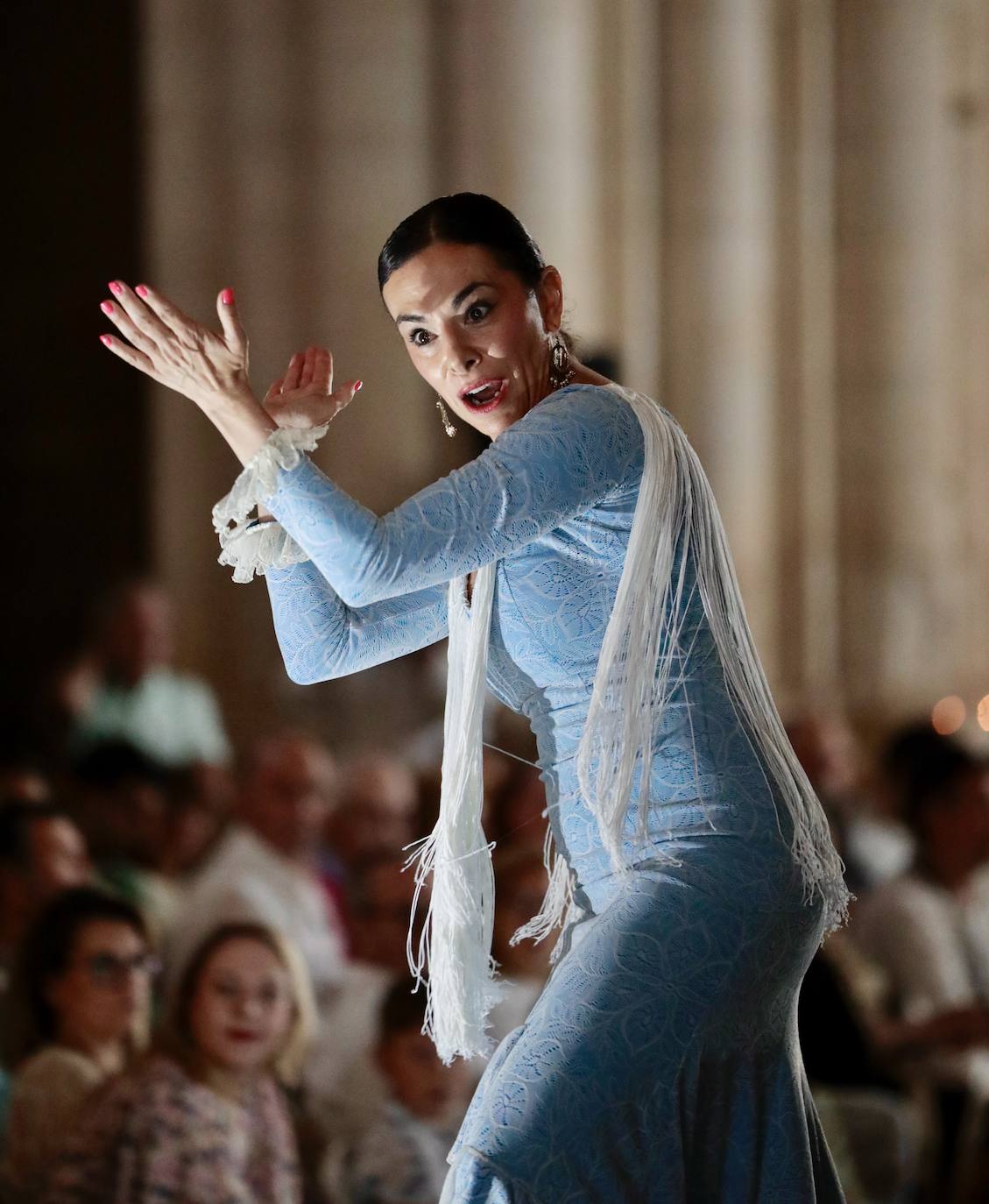 El monasterio de Santa María de Palazuelos se llena de moda con un desfile solidario