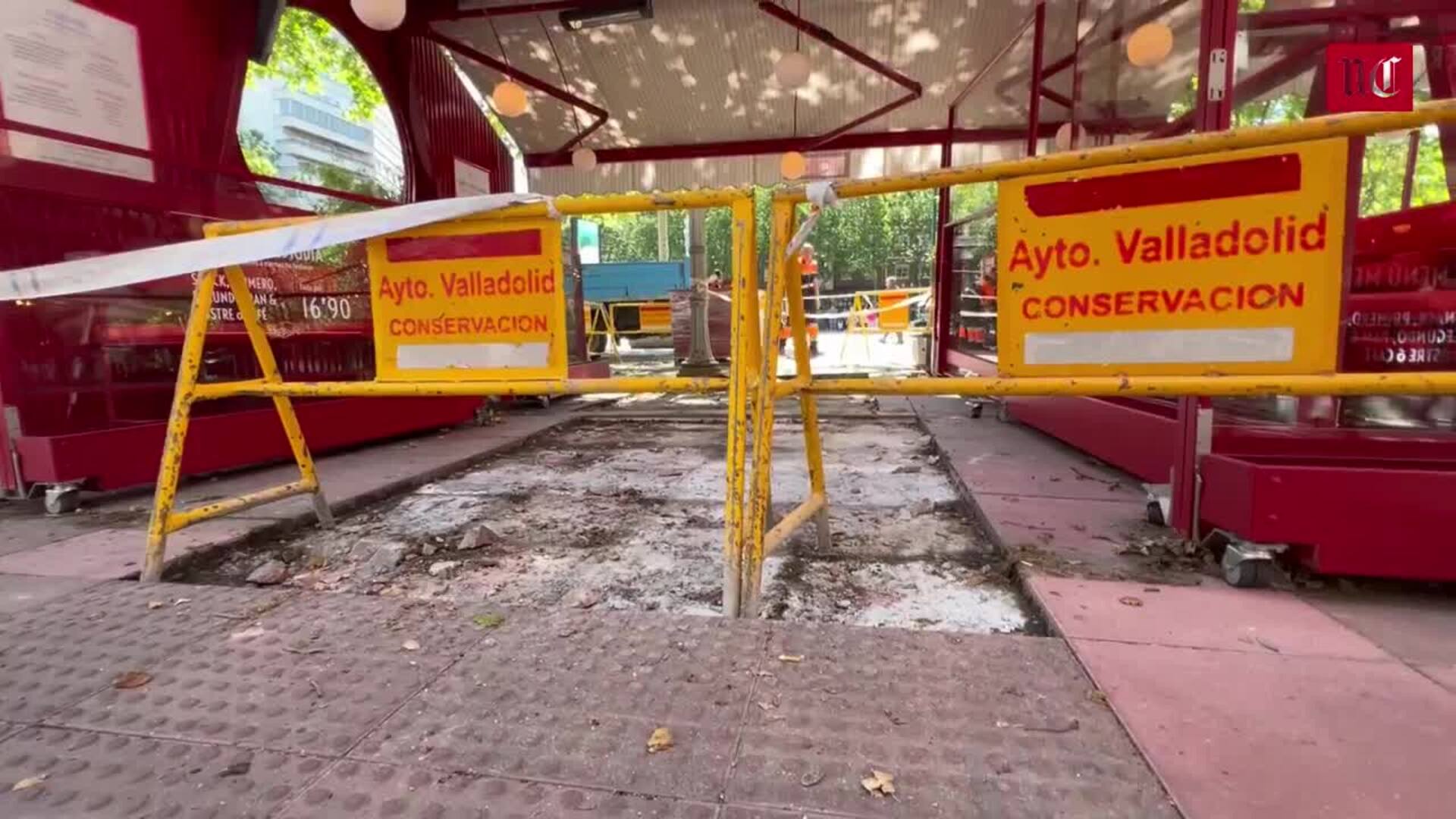 Los vecinos del bar Lucense de Valladolid denuncian la amplitud de la terraza del local
