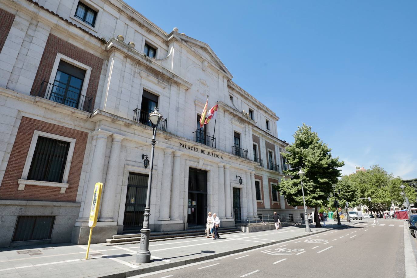 Fachada de la Audiencia Provincial de Valladolid.