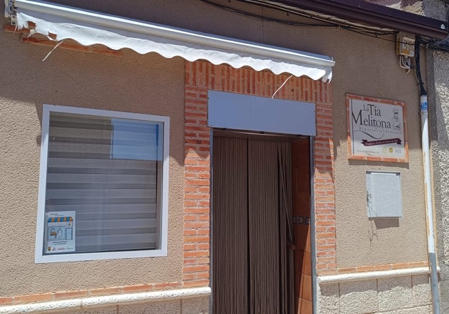 Pictogramas colocados en uno de los obradores de la localidad