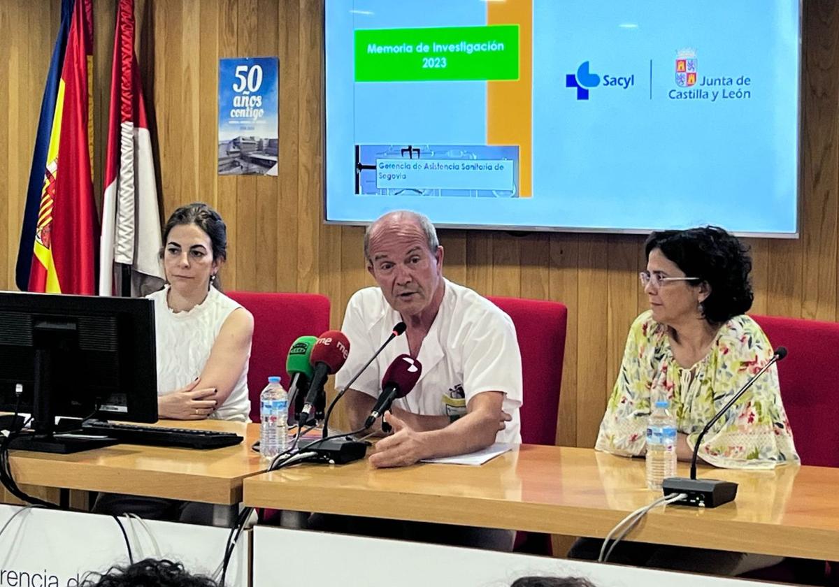 Presentación de la memoria de la actividad investigadora llevada a cabo el año pasado en la Gerencia de Asistencia Sanitaria de Segovia.