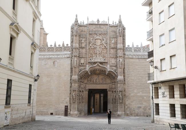 La fachada del Colegio de San Gregorio