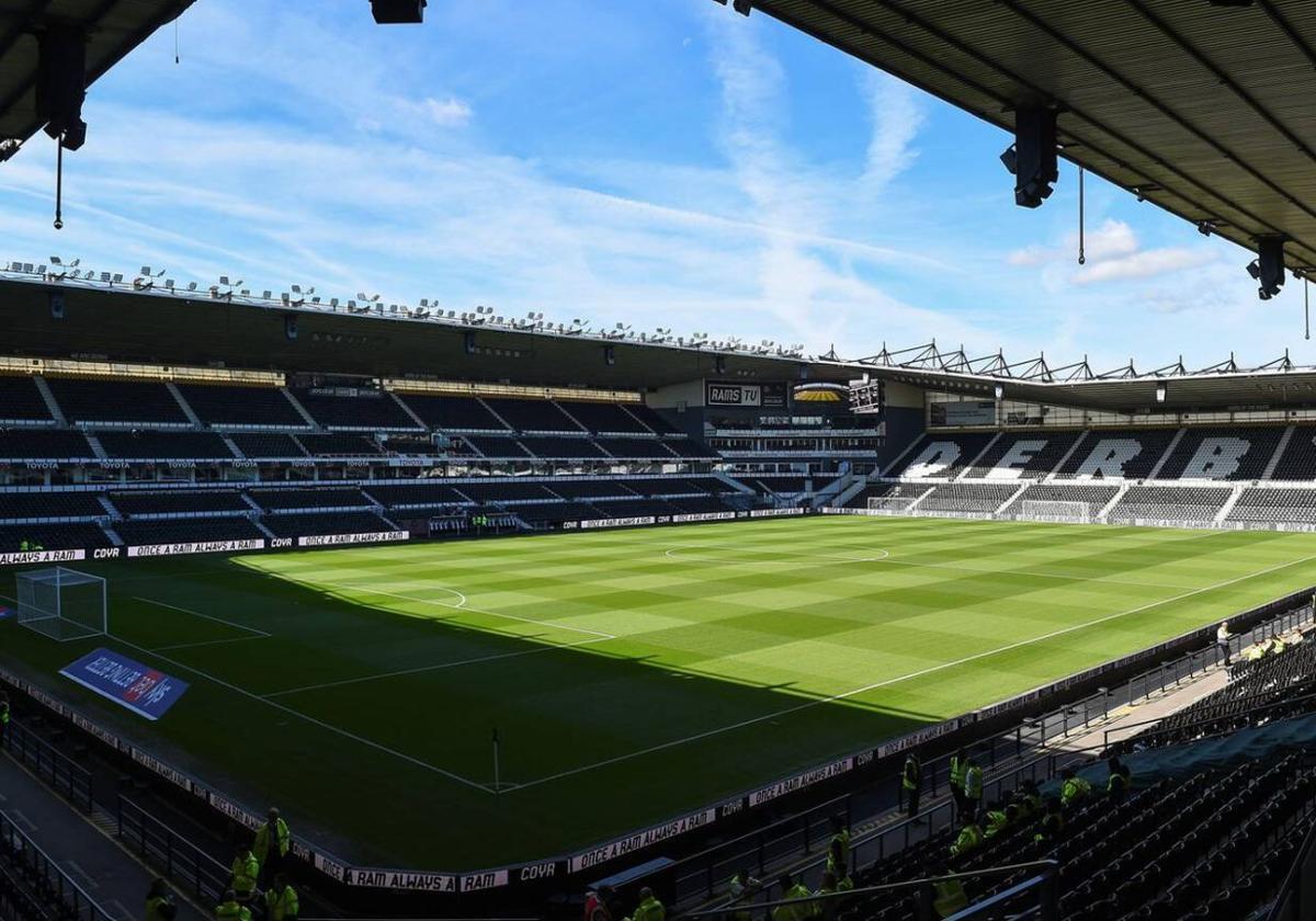 El Pride Park Stadium, donde disputa sus partidos el Derby County desde 1997