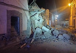 Se derrumba una casa en Villagarcía de Campos sin uso desde hace 50 años